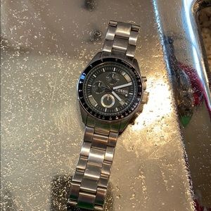 fossil tachymeter watch